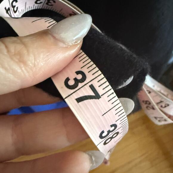 EILEEN FISHER Black Merino Wool and Leather Minimalist Asymmetrical Coat Medium - Picture 8 of 9